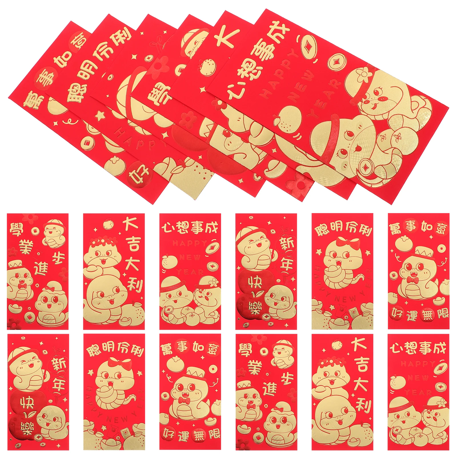 24pcs Cartoon Zodiac New Year Decorations Lai See Paper Lunar Envelopes Chinese Celebrations Festive Design Lucky
24pcs Cartoon Zodiac New Year Decorations Lai See Paper Lunar Envelopes Chinese Celebrations Festive Design Lucky
