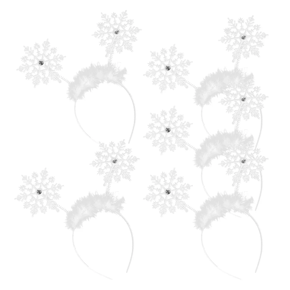 5 Pcs Hair Accessories Snowflake Headband Child Xmas Hairband Fabric Headpiece Christmas Costumes for Women Glitter White
5 Pcs Hair Accessories Snowflake Headband Child Xmas Hairband Fabric Headpiece Christmas Costumes for Women Glitter White