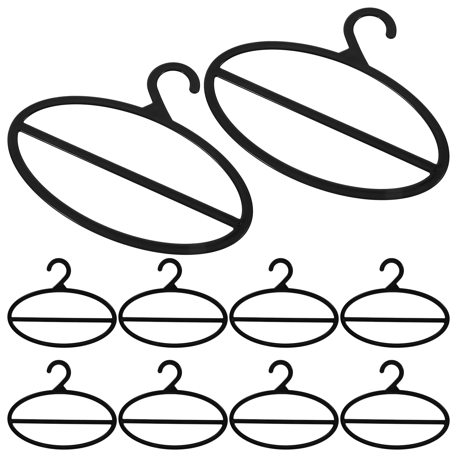 10 Pcs Scarf Rack Clothing Hangers Space Saving for Clothes Plastic Organizer Saver
10 Pcs Scarf Rack Clothing Hangers Space Saving for Clothes Plastic Organizer Saver