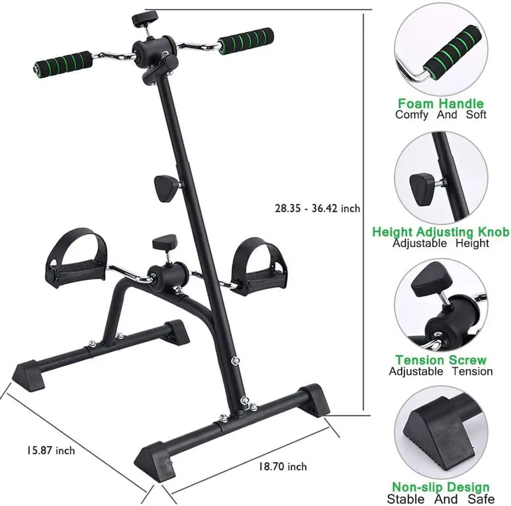 Pedal Exerciser Bike Hand Arm Leg and Knee Peddler Adjustable Fitness Equipment for Seniors
Pedal Exerciser Bike Hand Arm Leg and Knee Peddler Adjustable Fitness Equipment for Seniors