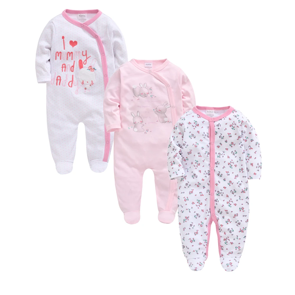 Kavkas Baby Girls Romper 0-12 Months 3 Pcs/lot Newborn Cotton Clothes Cute Print Autumn Jumpsuit Costume
Kavkas Baby Girls Romper 0-12 Months 3 Pcs/lot Newborn Cotton Clothes Cute Print Autumn Jumpsuit Costume