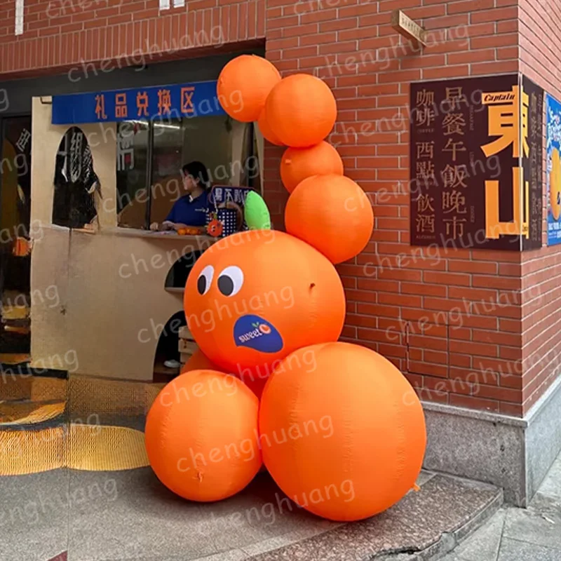 Inflatable oranges, fruit-shaped air models with blowers, for outdoor store event decoration props
Inflatable oranges, fruit-shaped air models with blowers, for outdoor store event decoration props