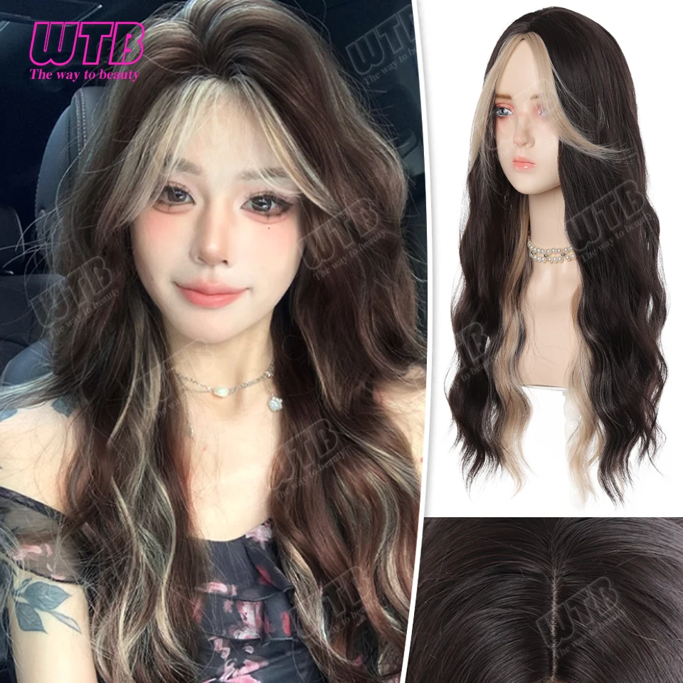 70 CM Highlighted Synthetic Lolita Wig Long Wavy Wig with Bangs Suitable for Women's Daily Wear Holidays and Cosplay
70 CM Highlighted Synthetic Lolita Wig Long Wavy Wig with Bangs Suitable for Women's Daily Wear Holidays and Cosplay