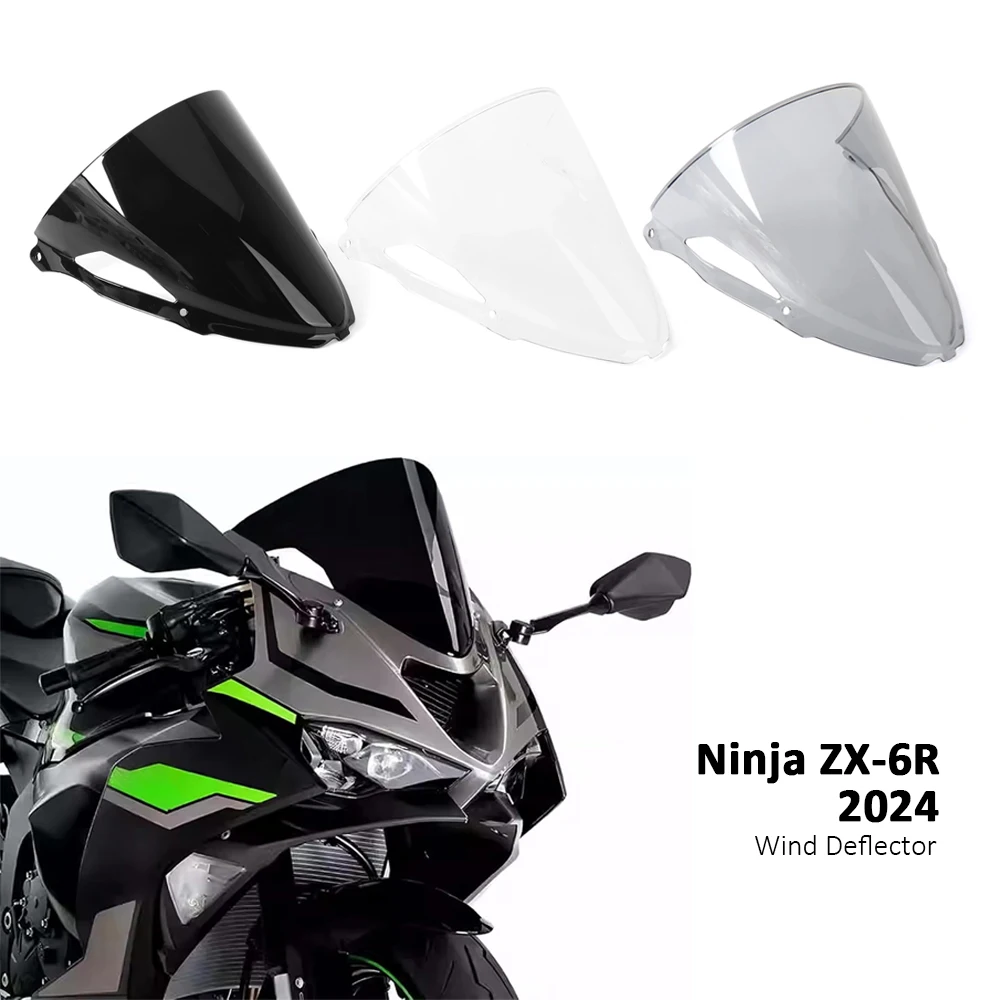 For Kawasaki Ninja ZX6R NINJA ZX-6R ZX 6R 2024 Motorcycle Accessories Acrylic Windshield Windscreen Fairing Wind Deflector
For Kawasaki Ninja ZX6R NINJA ZX-6R ZX 6R 2024 Motorcycle Accessories Acrylic Windshield Windscreen Fairing Wind Deflector
