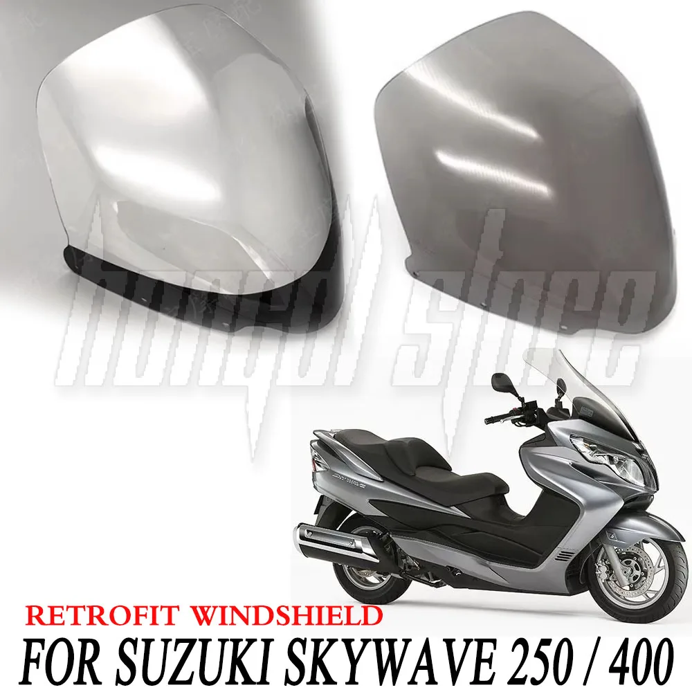 New For Suzuki Skywave 250 / 400 Skywave250 Skywave400 Modified Windshield Front Windshield Modified Heightened Transparent
New For Suzuki Skywave 250 / 400 Skywave250 Skywave400 Modified Windshield Front Windshield Modified Heightened Transparent