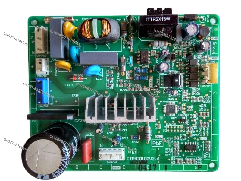 Подходит для Panasonic NR-B25VG1, преобразование частоты, компьютерная плата холодильника ITPBID100V2.6/2,5/V1.A, преобразование частоты 
Подходит для Panasonic NR-B25VG1, преобразование частоты, компьютерная плата холодильника ITPBID100V2.6/2,5/V1.A, преобразование частоты