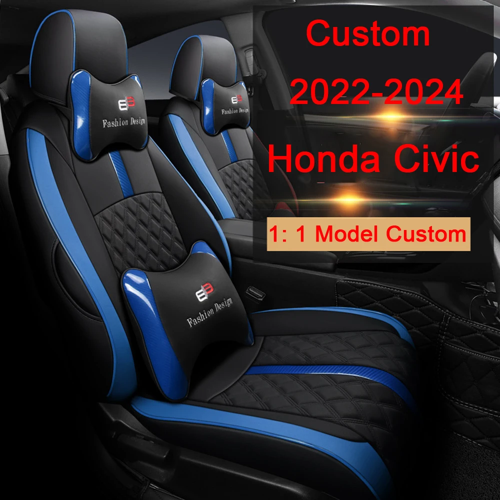 Оригинальные чехлы на автомобильные сиденья на заказ для Honda civic 2022-2024, кожаные наволочки на сиденья, подушки на шею, защитные чехлы на автомобильные сиденья
Оригинальные чехлы на автомобильные сиденья на заказ для Honda civic 2022-2024, кожаные наволочки на сиденья, подушки на шею, защитные чехлы на автомобильные сиденья