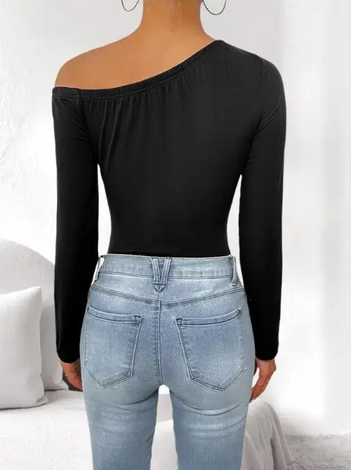 Sexy Bodysuit Woman Pure Desire Spicy Girl Three Dimensional 3D Flower Slanted Collar Long Sleeved Shirt Women's Tight Jumpsuit
Sexy Bodysuit Woman Pure Desire Spicy Girl Three Dimensional 3D Flower Slanted Collar Long Sleeved Shirt Women's Tight Jumpsuit