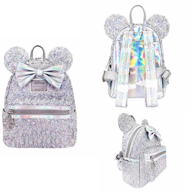Loungefly Disney Minnie Anime Character Holographic Sequin Mini Backpack Storage Travel Fashion Schoolbag Item Practical Gifts
Loungefly Disney Minnie Anime Character Holographic Sequin Mini Backpack Storage Travel Fashion Schoolbag Item Practical Gifts
