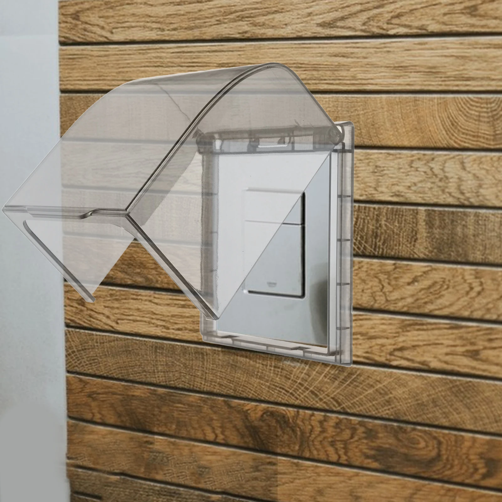 Waterproof Protective Weatherproof Durable Splash Proof Bathroom Rain Proof Electric Outdoor Rain Wall Plastic 
Waterproof Protective Weatherproof Durable Splash Proof Bathroom Rain Proof Electric Outdoor Rain Wall Plastic