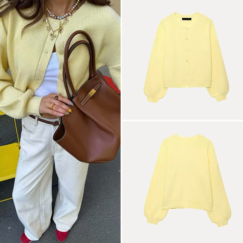 Yellow Lantern Sve Knitted Jaet Women's Sle Single Button 2025 Summer New Arrival Polyester Fiber Long Sve Cardigan
Yellow Lantern Sve Knitted Jaet Women's Sle Single Button 2025 Summer New Arrival Polyester Fiber Long Sve Cardigan