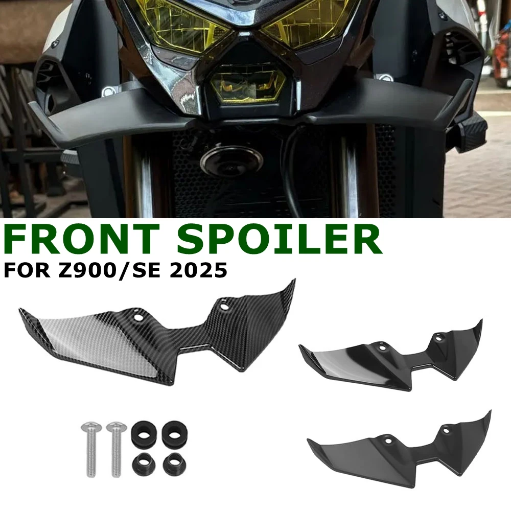 Передний спойлер мотоцикла для Kawasaki Z900 Z900SE Z 900 SE 2025 Sport Naked Downforce Winglet, комплект аэродинамических крыльев, спойлеры
Передний спойлер мотоцикла для Kawasaki Z900 Z900SE Z 900 SE 2025 Sport Naked Downforce Winglet, комплект аэродинамических крыльев, спойлеры