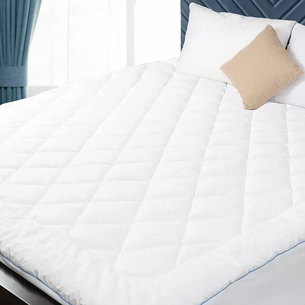 Queen Mattr Pad Cotton Mattr Pad Cover Quilted Mattr Cover 18-22"" Deep Pocket Mattr Protector Queen Size White Down
Queen Mattr Pad Cotton Mattr Pad Cover Quilted Mattr Cover 18-22"" Deep Pocket Mattr Protector Queen Size White Down