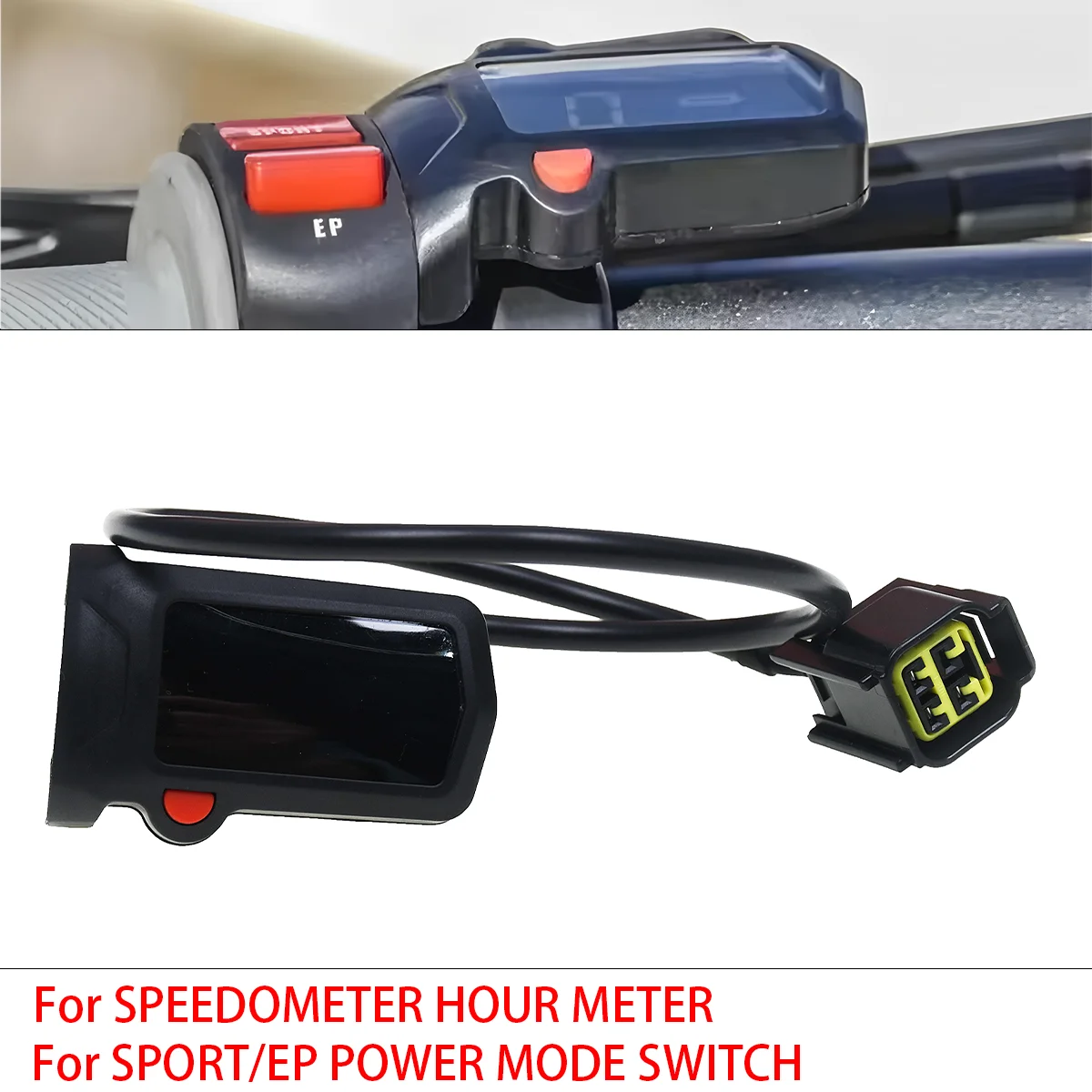 Electricoff-roadmotorcyclespeedometerhourcounterspeedometercomponentsuitableformodels such as Sur-Ron SurRon Light Bee X S, etc.
Electricoff-roadmotorcyclespeedometerhourcounterspeedometercomponentsuitableformodels such as Sur-Ron SurRon Light Bee X S, etc.