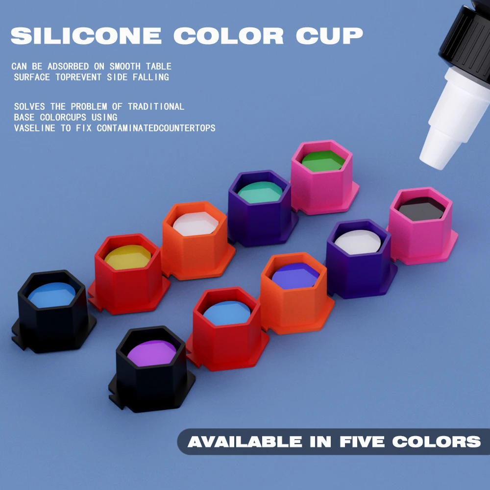 CJMIO 100/200pcs Silicone Tattoo Ink Pigment Caps Holder Permanent Makeup Cups Container Ink Caps for Tattoo kits Supplies
CJMIO 100/200pcs Silicone Tattoo Ink Pigment Caps Holder Permanent Makeup Cups Container Ink Caps for Tattoo kits Supplies