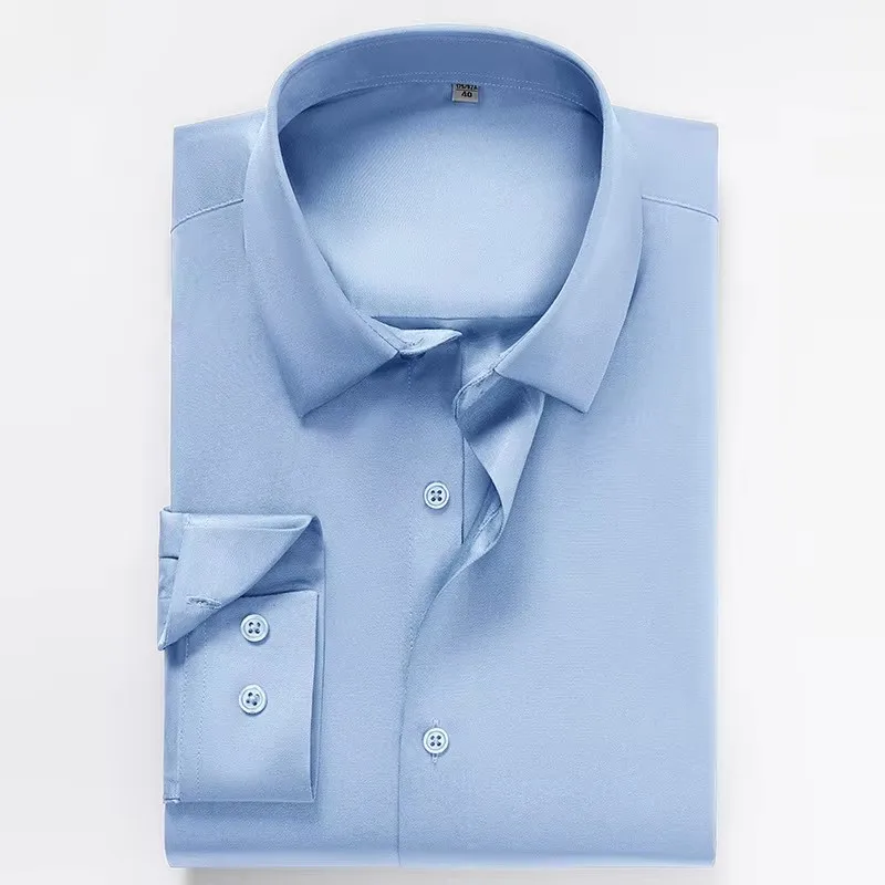 Man Shirt Long Sleeve Luxury Pure Color Business Blue Black Work White Shirt Men Long Sleeved Casual Social Formal Shirt Men
Man Shirt Long Sleeve Luxury Pure Color Business Blue Black Work White Shirt Men Long Sleeved Casual Social Formal Shirt Men