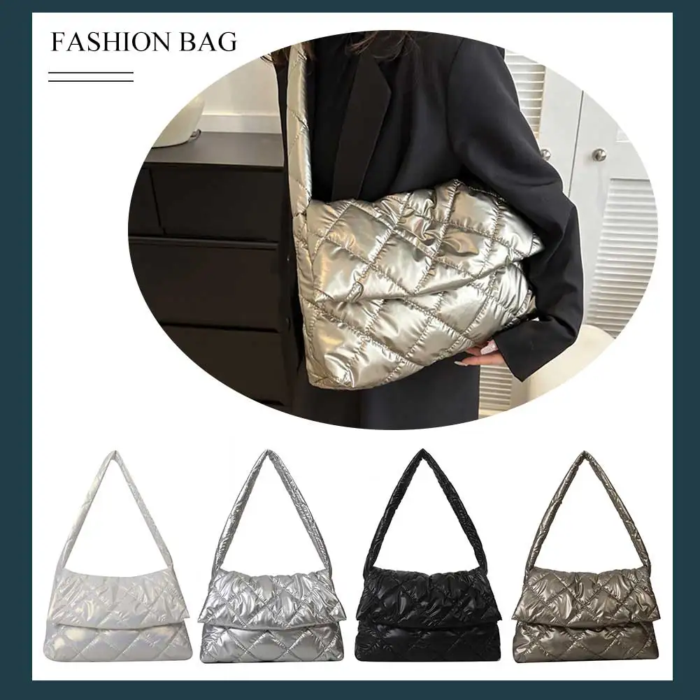 Women Puffy Tote Bag Stylish Large Capacity NewTrend Quilted Big Handbags with Adjustable Strap Underarm Bag Simple Commute Bag
Women Puffy Tote Bag Stylish Large Capacity NewTrend Quilted Big Handbags with Adjustable Strap Underarm Bag Simple Commute Bag