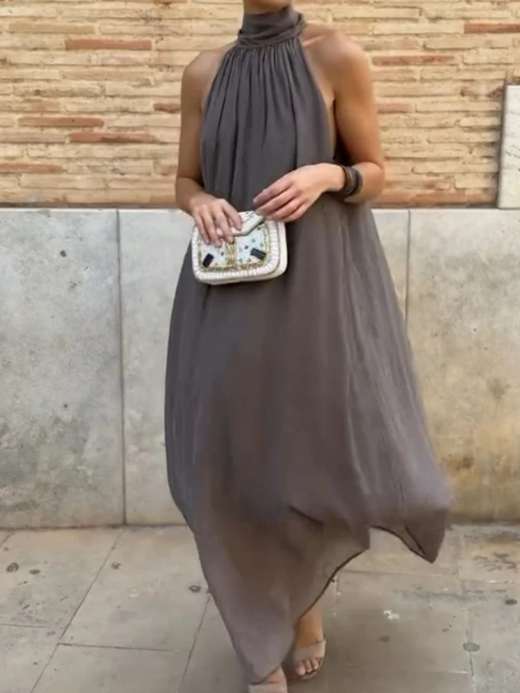 Женское модное шикарное платье макси без рукавов, женское весенне-летнее простое праздничное платье с круглым вырезом, элегантные женские платья в стиле пэчворк 2026 года
Женское модное шикарное платье макси без рукавов, женское весенне-летнее простое праздничное платье с круглым вырезом, элегантные женские платья в стиле пэчворк 2026 года