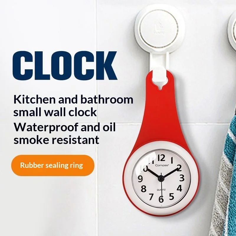 Compas Minimalist Creative Suction Cup Wall Clock Mini Waterproof Clock for Bathroom Kitchen Refrigerator Magnet Clock
Compas Minimalist Creative Suction Cup Wall Clock Mini Waterproof Clock for Bathroom Kitchen Refrigerator Magnet Clock