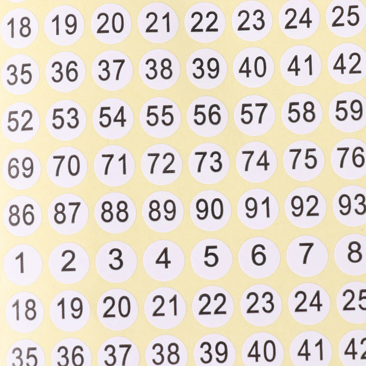 3060Pcs Number Stickers 1 to 102 Round Self Adhesive Labels for Clothing Tags Filing Storage Organization Home Office Sorting
3060Pcs Number Stickers 1 to 102 Round Self Adhesive Labels for Clothing Tags Filing Storage Organization Home Office Sorting