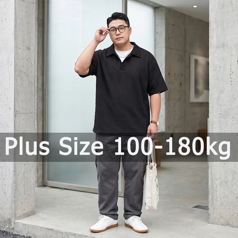 Мужские поло больших размеров, черные рубашки поло 5XL, 6XL, 7XL (на вес 110-175 кг), летние свободные топы с коротким рукавом, мужская одежда больших размеров, мужская модная одежда, мужские рубашки поло
Мужские поло больших размеров, черные рубашки поло 5XL, 6XL, 7XL (на вес 110-175 кг), летние свободные топы с коротким рукавом, мужская одежда больших размеров, мужская модная одежда, мужские рубашки поло