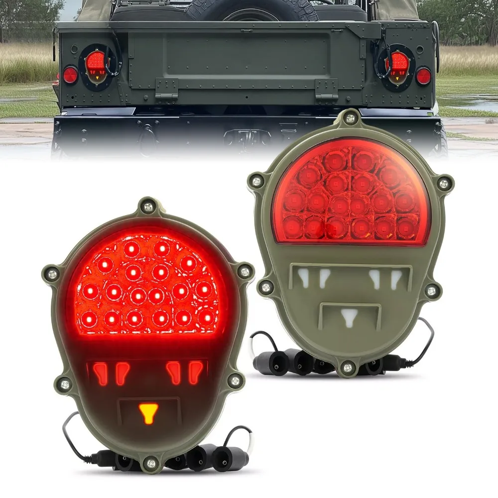 Светодиодные стоп-сигналы для Humvee M998 M35, задние фонари, 2 шт.
Светодиодные стоп-сигналы для Humvee M998 M35, задние фонари, 2 шт.