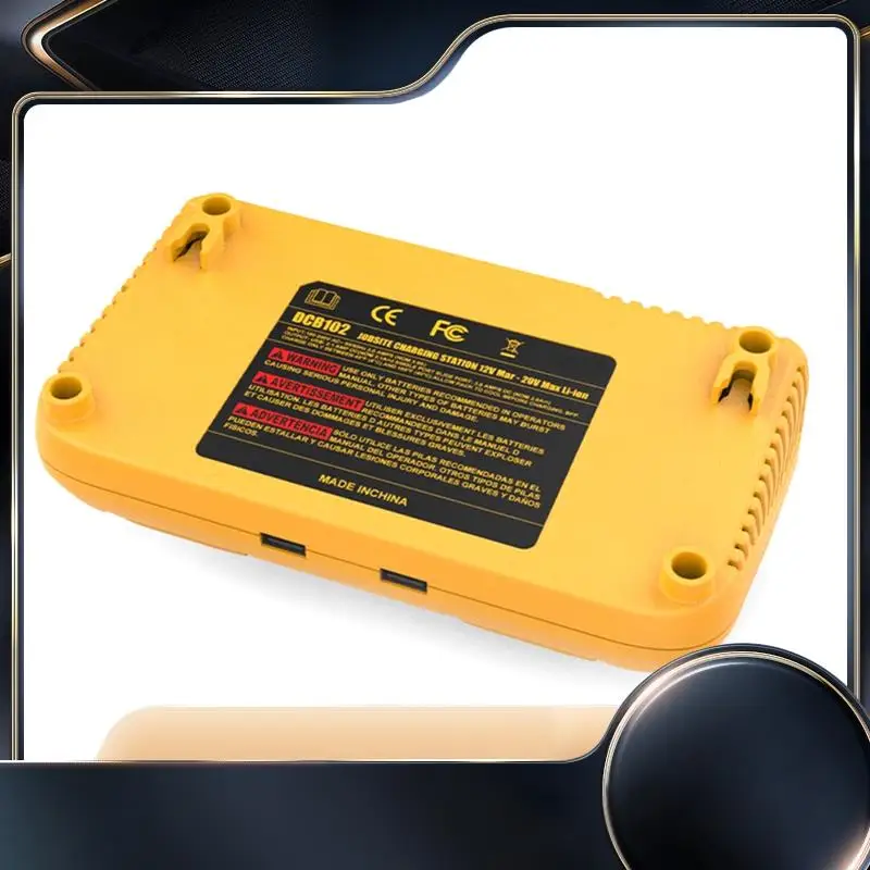DCB102 Replacement For Dewalt Battery Charger Station Dual USB Port Battery Charger For Dewalt 12V/20V Battery Durable US Plug
DCB102 Replacement For Dewalt Battery Charger Station Dual USB Port Battery Charger For Dewalt 12V/20V Battery Durable US Plug