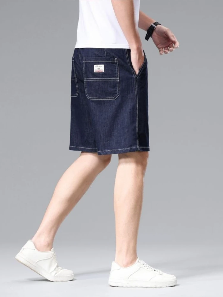 Stylish Men's Denim Shorts for Summer Lightweight Relaxed Straight Cut Elastic Mid-Length Trendy Casual Outdoor Wear
Stylish Men's Denim Shorts for Summer Lightweight Relaxed Straight Cut Elastic Mid-Length Trendy Casual Outdoor Wear