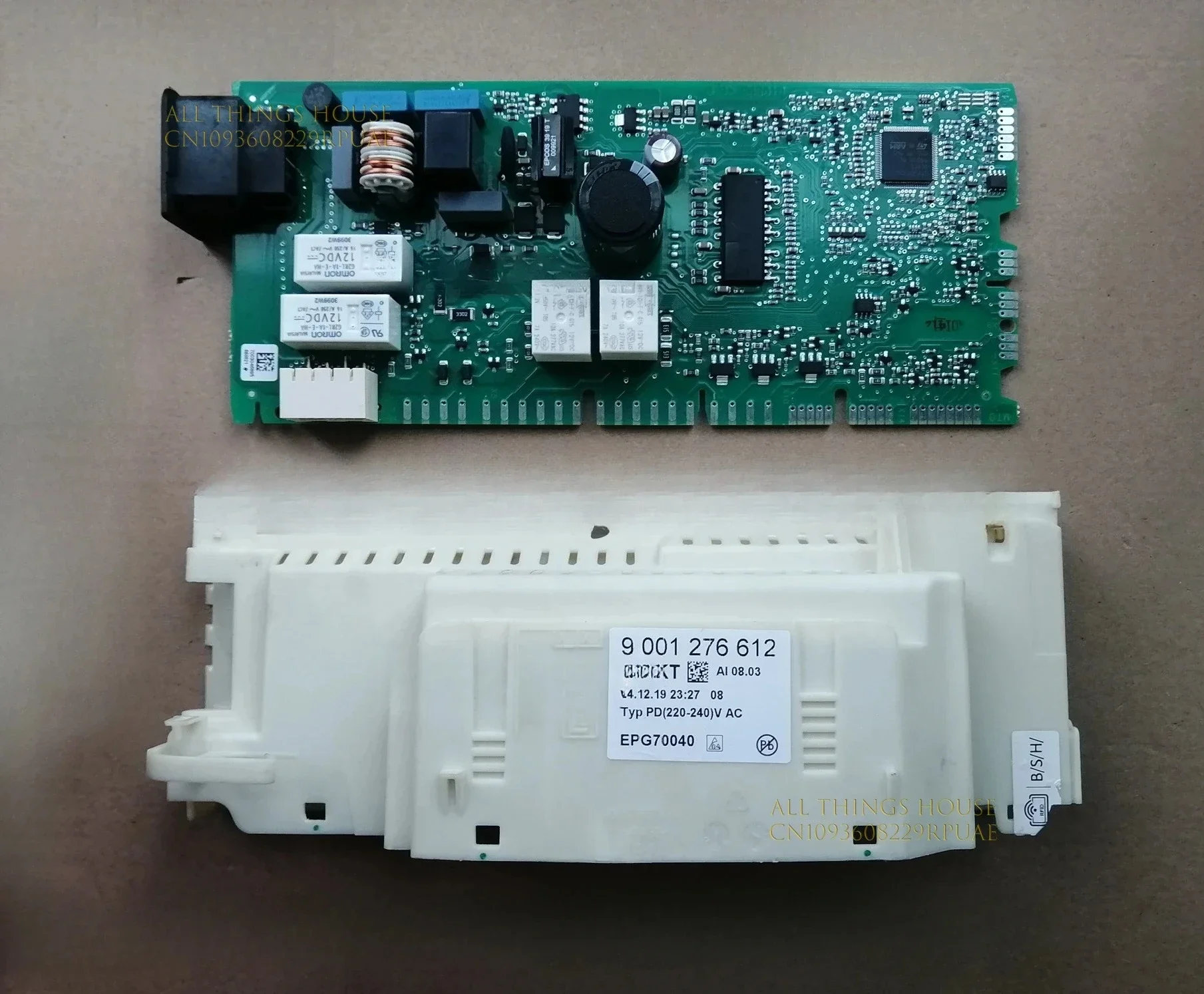 Dishwasher Control Module Circuit Board EPG70040 Compatible with 9001276612 for Hot Sales
Dishwasher Control Module Circuit Board EPG70040 Compatible with 9001276612 for Hot Sales