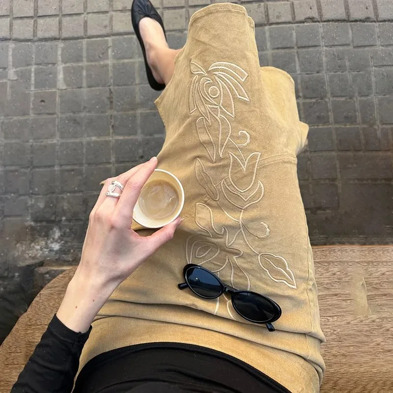 Talenza Vintage Elegance Maxi Skirts Women's Fashion Solid High-Waisted Brown New Skirts Summer Party Y2K Female Skirts Clothes
Talenza Vintage Elegance Maxi Skirts Women's Fashion Solid High-Waisted Brown New Skirts Summer Party Y2K Female Skirts Clothes