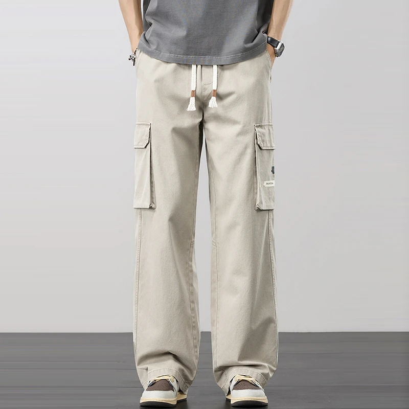 100% Cotton Men Casual Cargo Pants New Arrival 2026 Spring Simple Style Solid Color Double Pockets Male Straight Trousers N136
100% Cotton Men Casual Cargo Pants New Arrival 2026 Spring Simple Style Solid Color Double Pockets Male Straight Trousers N136