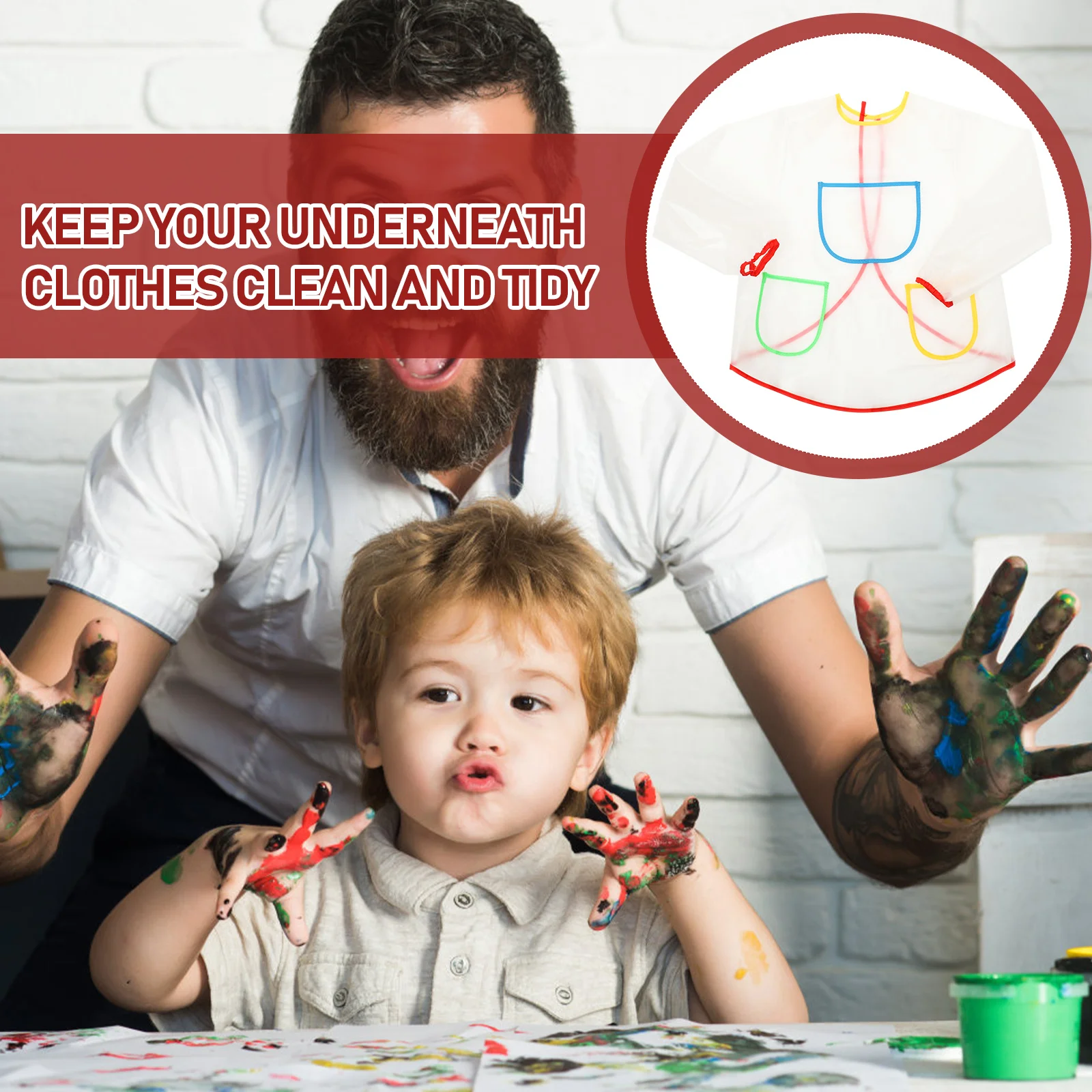 Painting Apron Kids and Chef Children Aprons Crafts Toddler Smock for Work Clothes
Painting Apron Kids and Chef Children Aprons Crafts Toddler Smock for Work Clothes