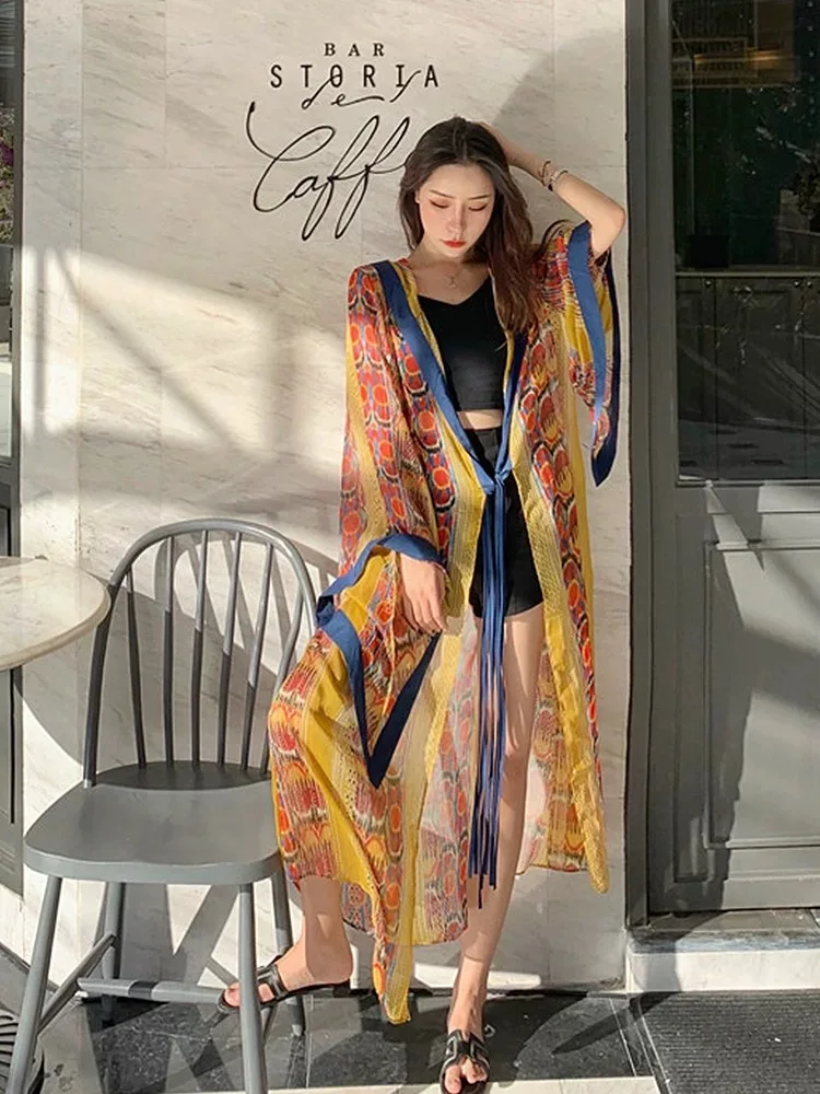 Female Ethnic Boho Cover-ups Beachwear Loose Beach Cover Up Swimwear Women Travel Vintage Hooded Thin Beach Wear Bikini Cover Up
Female Ethnic Boho Cover-ups Beachwear Loose Beach Cover Up Swimwear Women Travel Vintage Hooded Thin Beach Wear Bikini Cover Up