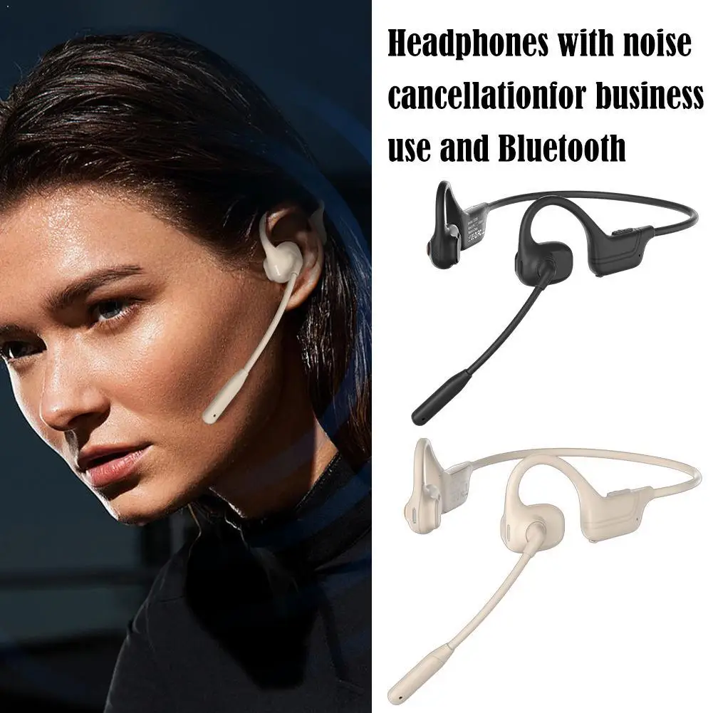 Open Ear Bluetooth Headset Noise Cancelling Boom Mic HD Calling Business Wireless Headphone Non Bone Conduction For Office Drive
Open Ear Bluetooth Headset Noise Cancelling Boom Mic HD Calling Business Wireless Headphone Non Bone Conduction For Office Drive