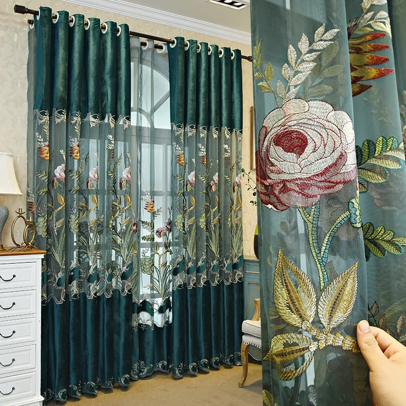 European-style Luxury Classical High-end Embroidered Hollow Balcony Villa Products Curtains for Living Dining Room Bedroom
European-style Luxury Classical High-end Embroidered Hollow Balcony Villa Products Curtains for Living Dining Room Bedroom