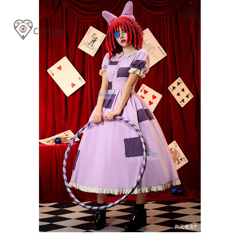 Digital Circus Ragatha Ragath Woman Cosplay Costumes Cosplay Wig Hat dress Cartoon Christmas Halloween Party Cute Clown suit
Digital Circus Ragatha Ragath Woman Cosplay Costumes Cosplay Wig Hat dress Cartoon Christmas Halloween Party Cute Clown suit