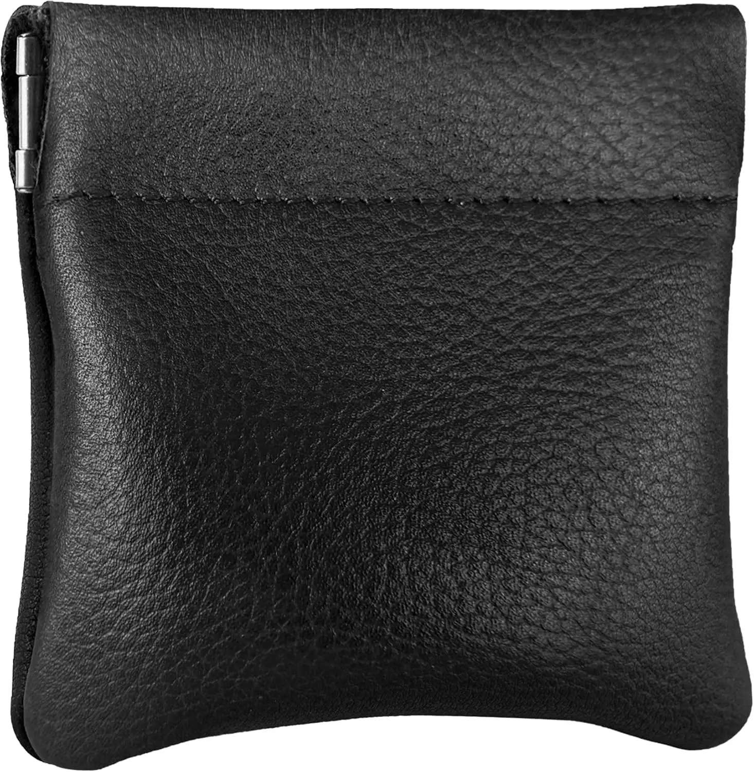 Genuine Leather Squeeze Coin Purse, Small Change Holder for Men Women, Snap Closure, 3.5x3.5 inch, Made in USA
Genuine Leather Squeeze Coin Purse, Small Change Holder for Men Women, Snap Closure, 3.5x3.5 inch, Made in USA