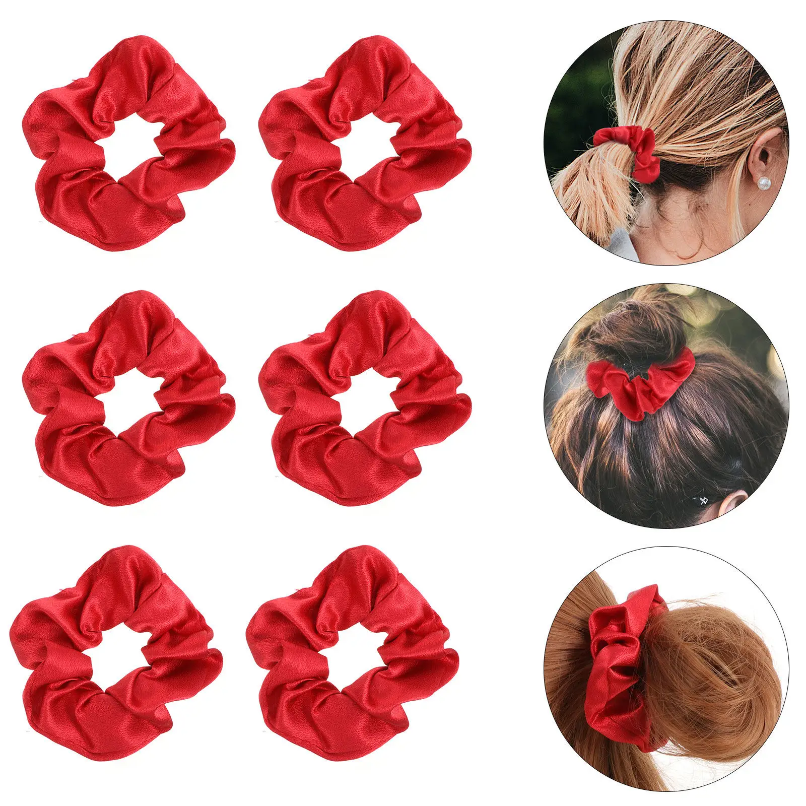 10Pcs Red Christmas Scrunchies Elastic Cloth Hair Ties Soft Stretchy Ponytail Holders Festive Holiday Hair Accessories for Girls
10Pcs Red Christmas Scrunchies Elastic Cloth Hair Ties Soft Stretchy Ponytail Holders Festive Holiday Hair Accessories for Girls