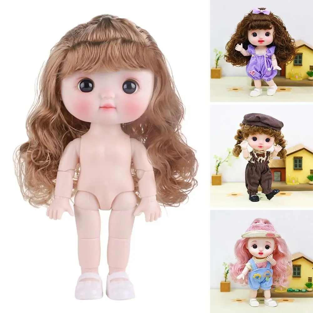 New 21cm BJD Doll Toys Vinyl Movable Jointed Doll Joint 3D Eyes With Hair Big Head Doll Kids Gift
New 21cm BJD Doll Toys Vinyl Movable Jointed Doll Joint 3D Eyes With Hair Big Head Doll Kids Gift