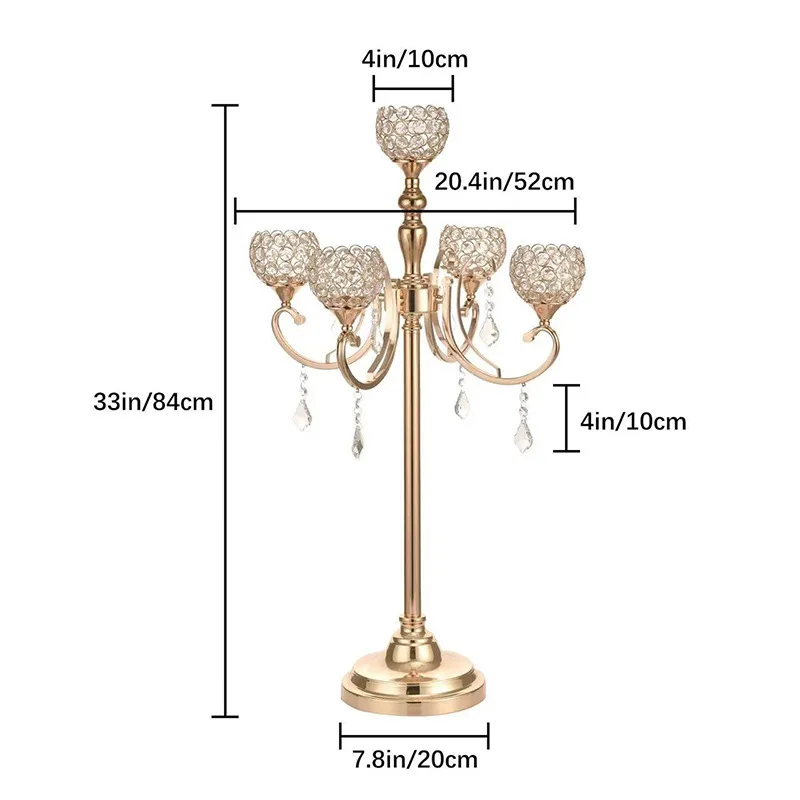 ZML wrought iron crystal candle holder birthday party wedding party romantic table decoration
ZML wrought iron crystal candle holder birthday party wedding party romantic table decoration