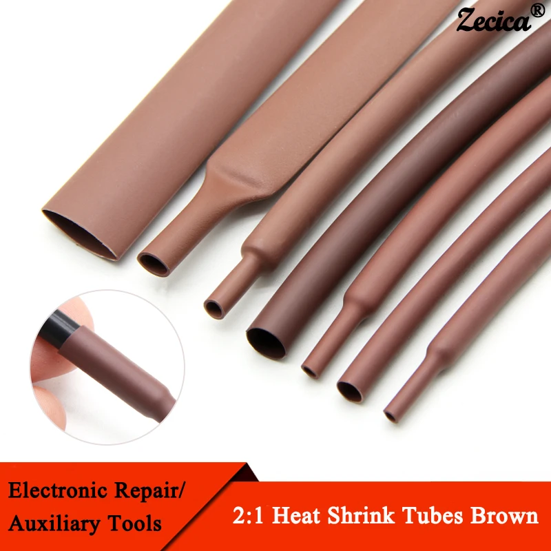 1~10m 2:1 Heat Shrink Heat Shrink Tube Brown Diameter 1~50mm Wire Cable Repair Wrap Sleeving DIY Waterproof Polyolefin Tubing
1~10m 2:1 Heat Shrink Heat Shrink Tube Brown Diameter 1~50mm Wire Cable Repair Wrap Sleeving DIY Waterproof Polyolefin Tubing