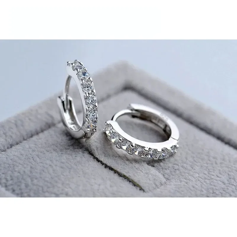 Fast Ship Newest Luxury Romantic Women Jewelry 925 Sterling Silver Plated Rhinestone Crystal Hoop Earrings For Women Wholesale
Fast Ship Newest Luxury Romantic Women Jewelry 925 Sterling Silver Plated Rhinestone Crystal Hoop Earrings For Women Wholesale