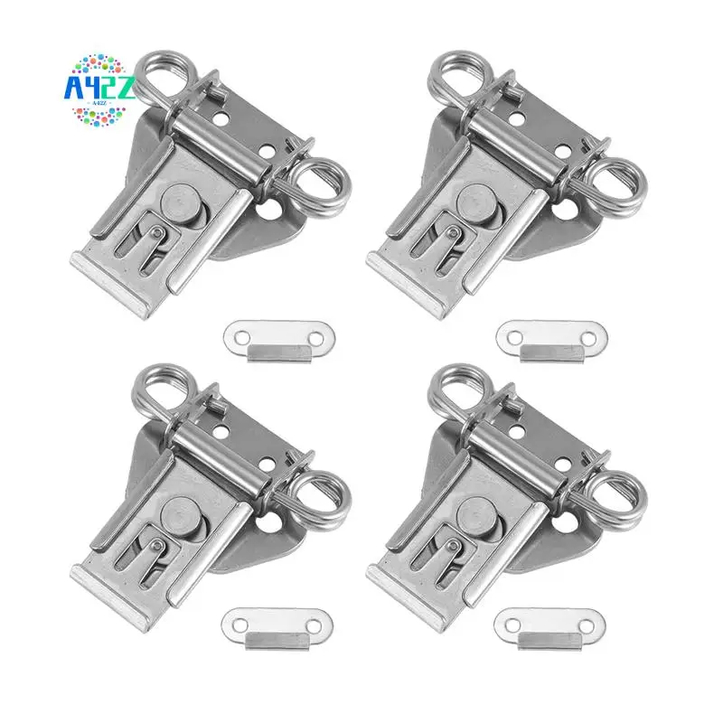 A42Z-4 Pack 304 Stainless Steel Twist Latch With Keeper And Spring Butterfly Draw Latch For Case Box
A42Z-4 Pack 304 Stainless Steel Twist Latch With Keeper And Spring Butterfly Draw Latch For Case Box