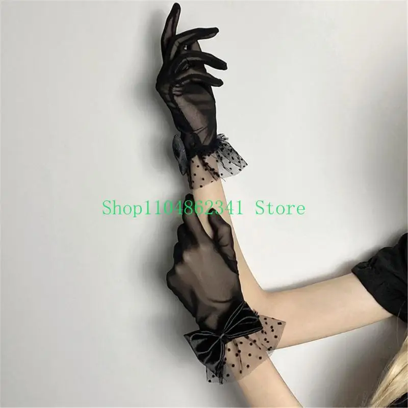 652F Evening Party Gloves Short Gloves Lady Stage Performances Wrist Length Gloves
652F Evening Party Gloves Short Gloves Lady Stage Performances Wrist Length Gloves