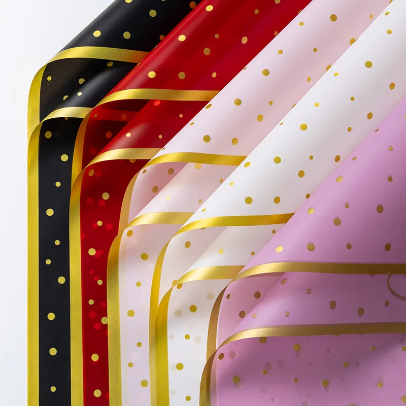 Golden Edged Circular Dot Flower Wrapping Paper Waterproof Packaging Papers Floral Florist Package Supplies Party Decorations
Golden Edged Circular Dot Flower Wrapping Paper Waterproof Packaging Papers Floral Florist Package Supplies Party Decorations