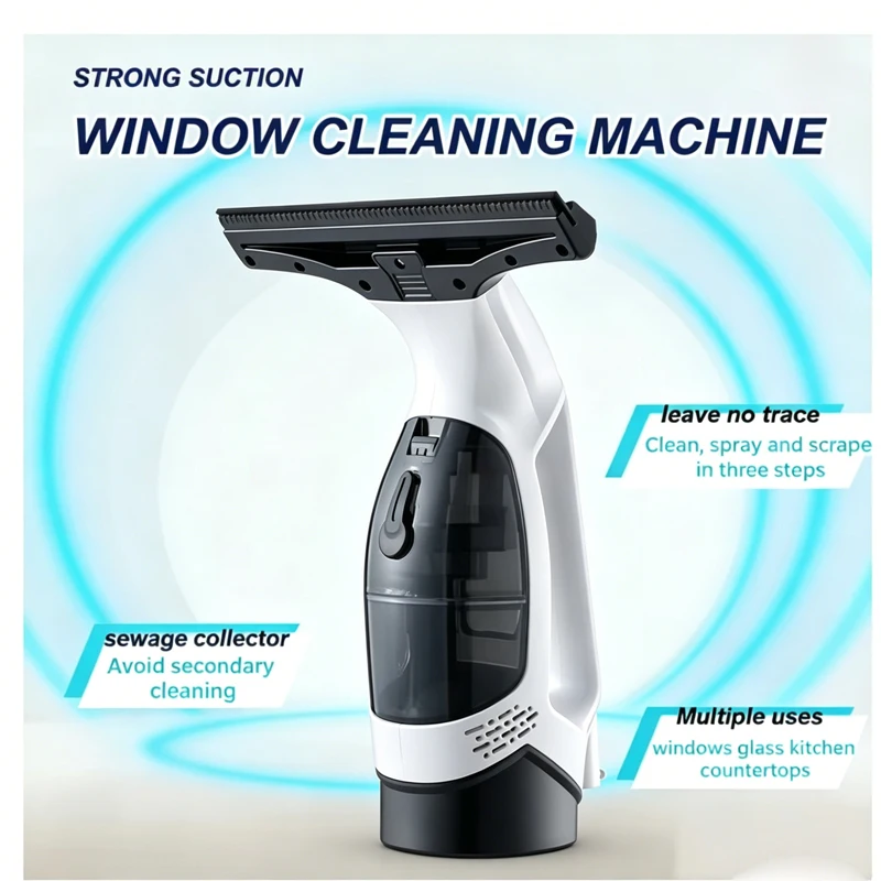 NEW Highly Efficient Electric Glass Cleaner Multifunctional Plastic Handheld Window Scrubber Rechargeable Door Window Cleaner
NEW Highly Efficient Electric Glass Cleaner Multifunctional Plastic Handheld Window Scrubber Rechargeable Door Window Cleaner