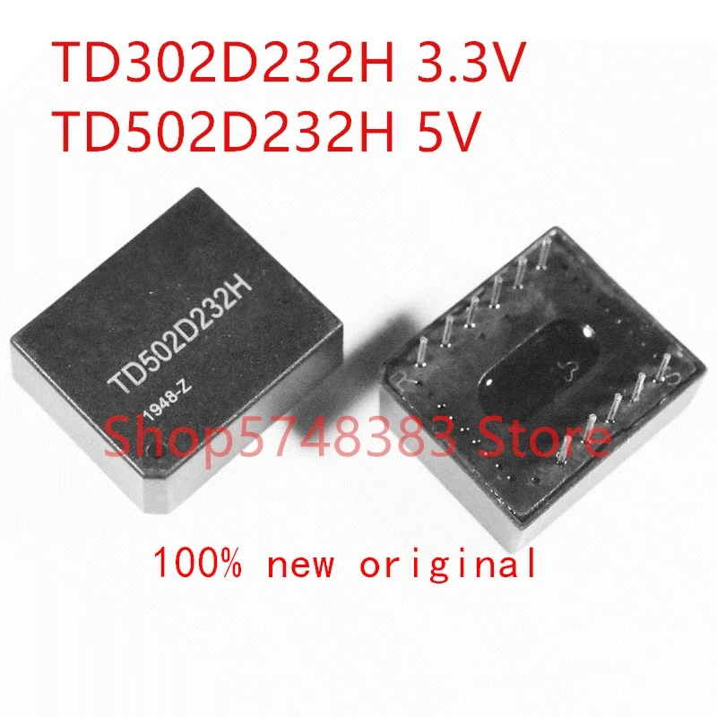 1PCS/LOT 100% new original TD302D232H TD502D232H Dual high speed RS232 isolated transceiver module
1PCS/LOT 100% new original TD302D232H TD502D232H Dual high speed RS232 isolated transceiver module