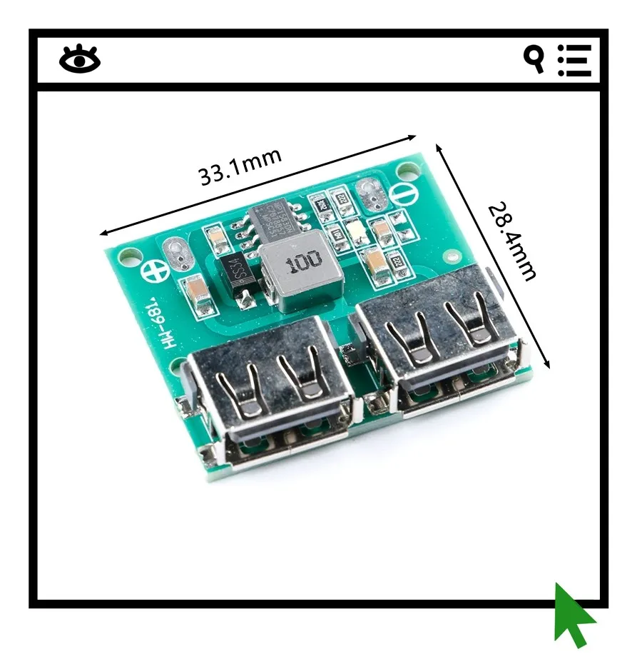 5PCS Dual USB output 9V/12V/24V to 5V 3A DC-DC car charging voltage reduction and stabilization charging module
5PCS Dual USB output 9V/12V/24V to 5V 3A DC-DC car charging voltage reduction and stabilization charging module