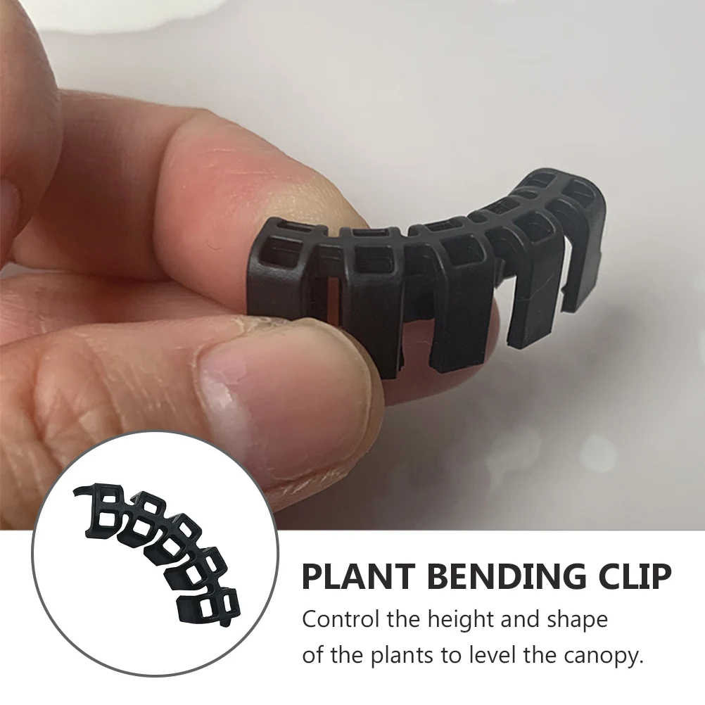 100 Pcs Plant Bending Clip Tomato Stem Support Plastic Vine Hanging Garden Trellis Easy Fasten Increase Growth Reduce Damage 
100 Pcs Plant Bending Clip Tomato Stem Support Plastic Vine Hanging Garden Trellis Easy Fasten Increase Growth Reduce Damage