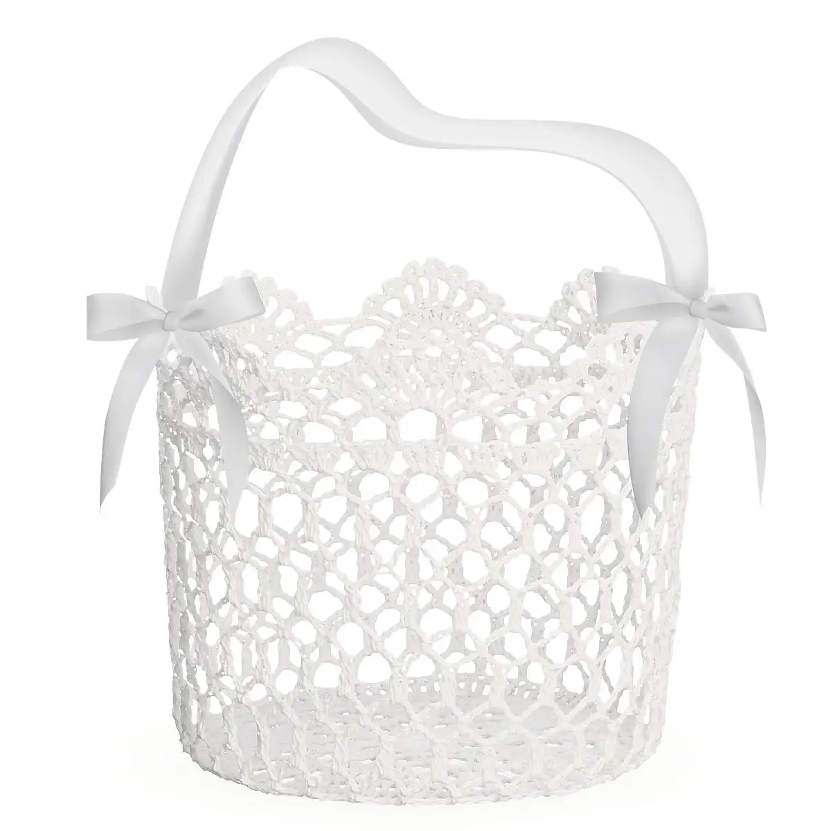 Wedding Flower Girl Baskets Pure White Bridal Accessory Elegant Design Small Basket for Special Events Storage
Wedding Flower Girl Baskets Pure White Bridal Accessory Elegant Design Small Basket for Special Events Storage